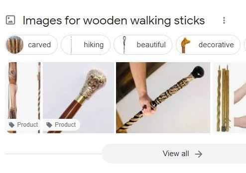 Walking stick product research